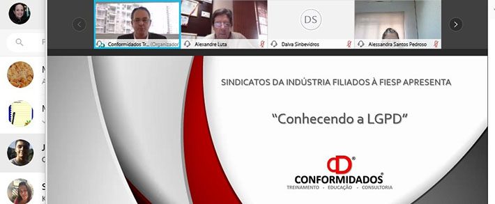 WEBINAR DISCUTE A LGPD